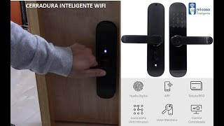 Cerradura Inteligente SmartLife Huella Password Tarjeta App Llave Instalación y Configuración [upl. by Bloxberg]