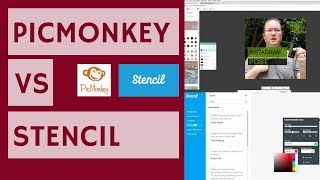 PicMonkey VS Stencil  Comparing Free Graphic Tools [upl. by Emmanuel]