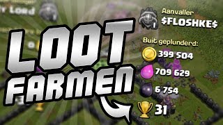 FARMEN IN MEESTER  CLASH OF CLANS NEDERLANDS NL 77 [upl. by Barde]