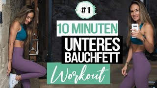 ▶︎ Unteres Bauchfett verlieren ◀︎  10 Min Ready for Summer Workout  4x10 [upl. by Matheson]