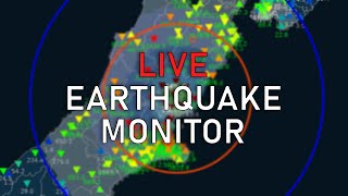 Live Earthquake Monitoring on GlobalQuake [upl. by Andie626]