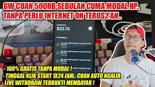 GW CUAN 500RBBULAN TANPA PERLU KELUAR MODAL CLOUD MINING BITCOIN TERGAMPANG DI 2024 VIA EMBERFUND [upl. by Maddis857]