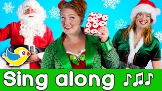 Sing Along  Santas Coming  Kids Christmas Song with lyrics [upl. by Feirahs]