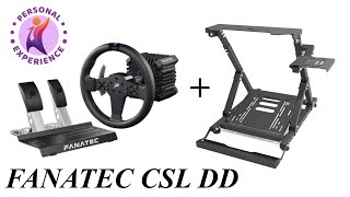 FANATEC CSL DD READY2RACE  GAMESTANDPRO  Распаковка и Установка  4K [upl. by Gnemgnok44]