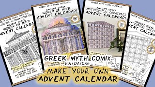 Make Your Own Ancient Greek Mythology Advent Calendar with me [upl. by Ardeha]