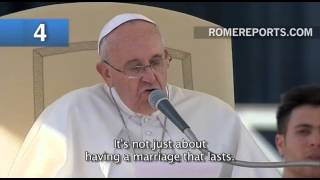 Pope Francis List of tips to make a marriage work [upl. by Weiser]