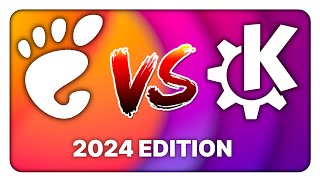 GNOME vs KDE Plasma in 2024 which one is better for Linux beginners [upl. by Imoyn]