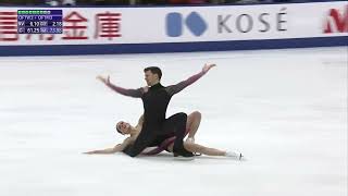 Guignard amp Fabbri  Choreographic Sliding Movements  NHK 2023 FD [upl. by Llewon]