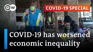 The impact of COVID19 on poverty and global inequality  DW News [upl. by Arehahs]