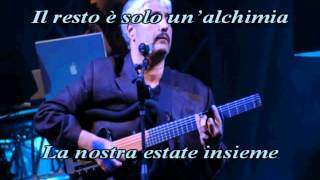 Pino Daniele La nostra Estate Insieme Karaoke [upl. by Hildick942]