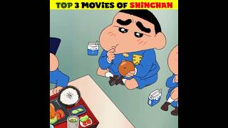 Top 3 New Movie Of Shinchan 🥰 doremon shinchan shorts ytshorts animationvilla [upl. by Arrek]