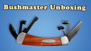 Bushmasters Whittlers Pocket Knife Unboxing [upl. by Airdnat]