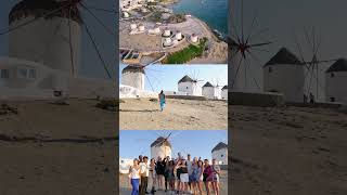 Whats more Greece Iconic over Windmills in Mykonos travel history epic spot islandhopping [upl. by Efrem]