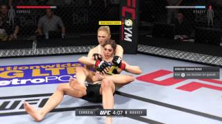 Ronda Rousey VS Bethe Correia  UFC 2 [upl. by Oiramal43]