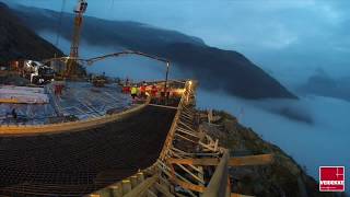 Utsikten på Gaularfjellet betongstøp [upl. by Forester57]