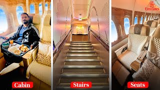 Unboxing Emirates A380 PREMIUM ECONOMY Experience with Luxury Dining [upl. by Schwerin]