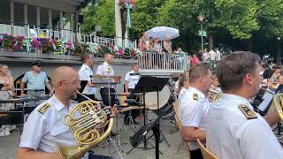 Schützenfest Olpe 2024  Marinemusikkorps Kiel  In the Navy [upl. by Ettenwad759]