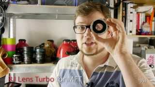 RJ Lens Turbo EFNikonFDM42 focal reducer for the BMCC and any other MFT camera REVIEW [upl. by Acinet865]