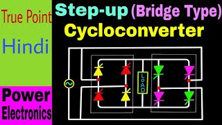 🔴 Step up Bridge Type Cycloconverter  in Hindi [upl. by Kerat]