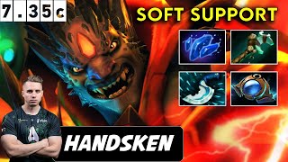 Handsken lion Soft Support  Dota 2 Patch 735c Pro Pub Gameplay [upl. by Nageek525]