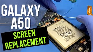 Samsung Galaxy A50 screen replacement at Phone Fix Craft [upl. by Aihsenat718]