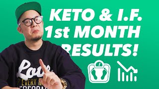 1 MONTH RESULTS Keto and IF Intermittent Fasting from Slow Carb Diet [upl. by Oidacra943]