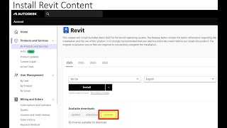 Install Revit 20242025 Content Library [upl. by Eekaz585]