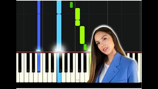 Olivia Rodrigo  drivers license  EASY Piano Tutorial [upl. by Emmons991]