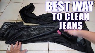 How to Wash Jeans By Hand Properly Without Fading Them – Easy Instructions [upl. by Ecnerwal510]