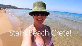 Stalis Crete Stalis Beach Crete Walking Tour Stalis Greece Stalis Kreta Creta [upl. by Nova]