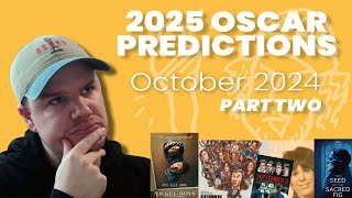 2025 OSCAR PREDICTIONS  October 2024  Part Two Tech Categories [upl. by Yklam]