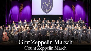 Patriotic Song quotCount Zeppelin Marchquot  German Air Force Music Corps [upl. by Ahsiekim]