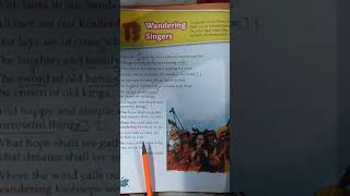 Lesson13 Wandering Singers  Reading and explanation class5 [upl. by Sutherland]