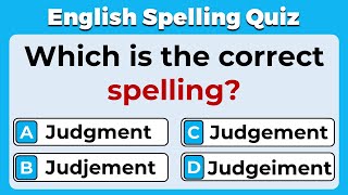 Spelling Quiz  CAN YOU SCORE 2020  Part 36 [upl. by Gamal]