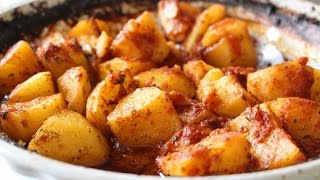 Easy Roasted Potatoes In Tomato Sauce [upl. by Rasec]