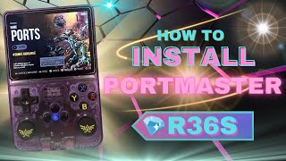 R36S  The BEST PortMaster Installation Guide [upl. by Alric757]