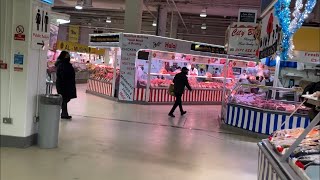 Bullring Indoor meat amp fish market Birmingham UK vlog  shopping for bits and bobs [upl. by Buyers]