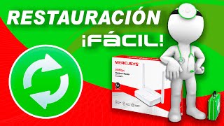 🟢 Restaura la configuración de tu router Mercusys MW300D desde un backup 🔰 [upl. by Burta]