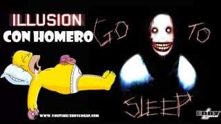 JEFF KILLER con HOMERO SIMPSON Especial de HALLOWEEN [upl. by Balsam857]