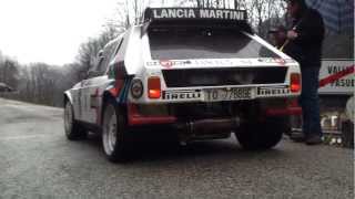 Lancia delta s4 brutal acceleration 1° rally revival valli del pasubio [upl. by Uhp]