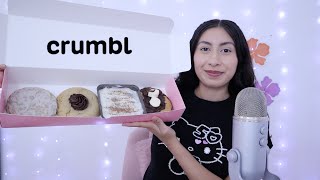 ASMRTrying Crumbl Cookies AGAIN 🍪🤭💖 [upl. by Eicnan]