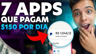 7 APLICATIVOS PARA GANHAR DINHEIRO NA INTERNET  Ganhe 150 Por Dia Dinheiro online [upl. by Dilks]