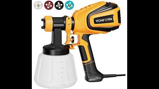 Vonforn paint sprayer 700W HVLP spraying primer [upl. by Eardnoed]