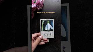 How to make a mini calendar Mini calendar craft ideas [upl. by Ahsenik]