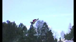 Marcus Kleveland 9 year old snowboarder 20082009 Bigjump [upl. by Idnak]