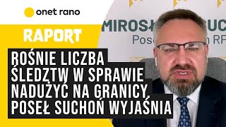 Suchoń do pilnowania granicy zostali skierowani żołnierze którzy nie są do tego wyszkoleni [upl. by Recor]