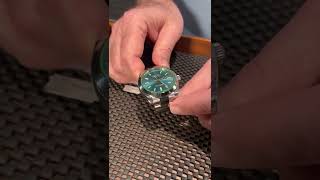 Rolex Milgauss Blue Dial Green Crystal Steel Mens Watch 116400GV Review  SwissWatchExpo [upl. by Relly]