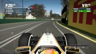 Primera carrera HRT F1 2012 pc gameplay [upl. by Smitty]