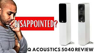 Great Sound amp Bad QC Q Acoustics 5040 Floorstanding Speaker Review [upl. by Ayanat]