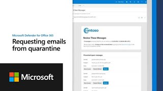 Managing the user quarantine in Microsoft Defender for Office 365 [upl. by Ayalahs]